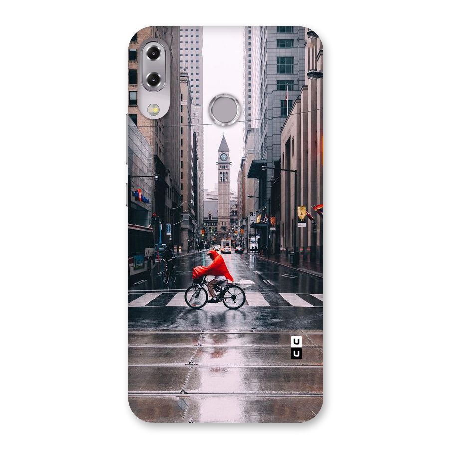 Red Bicycle Street Back Case for Zenfone 5Z