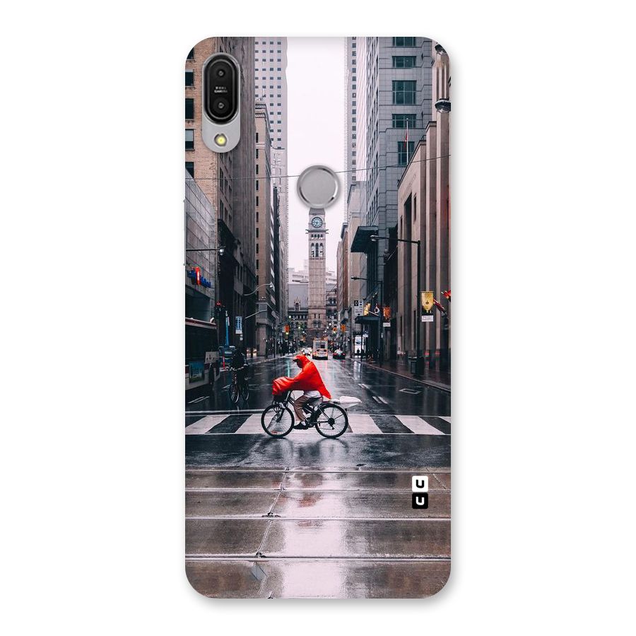 Red Bicycle Street Back Case for Zenfone Max Pro M1