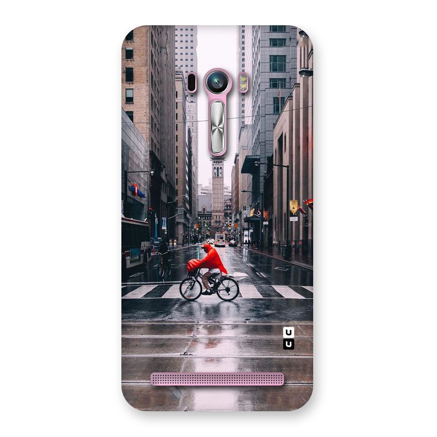 Red Bicycle Street Back Case for Zenfone Selfie