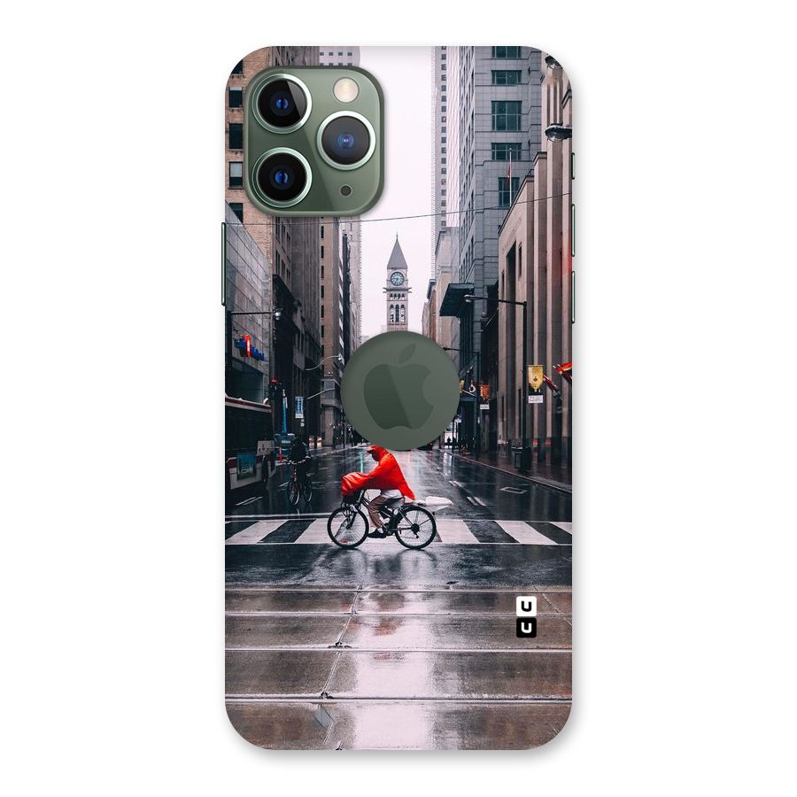 Red Bicycle Street Back Case for iPhone 11 Pro Logo  Cut