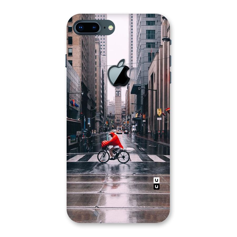 Red Bicycle Street Back Case for iPhone 7 Plus Apple Cut