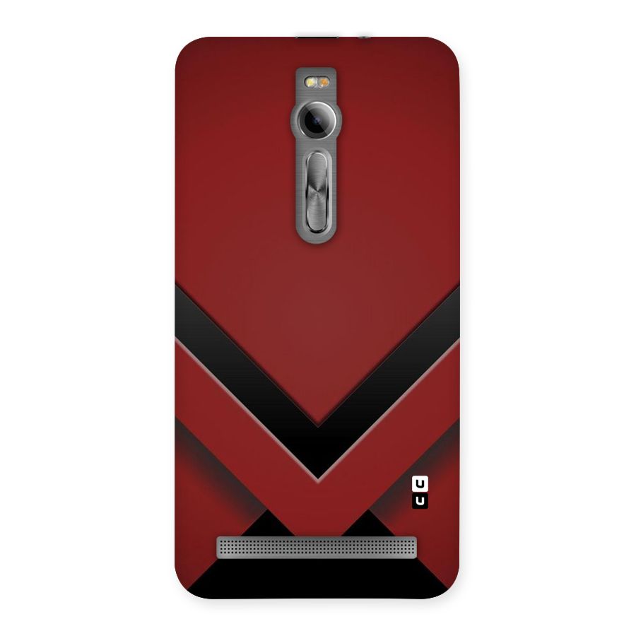 Red Black Fold Back Case for Asus Zenfone 2