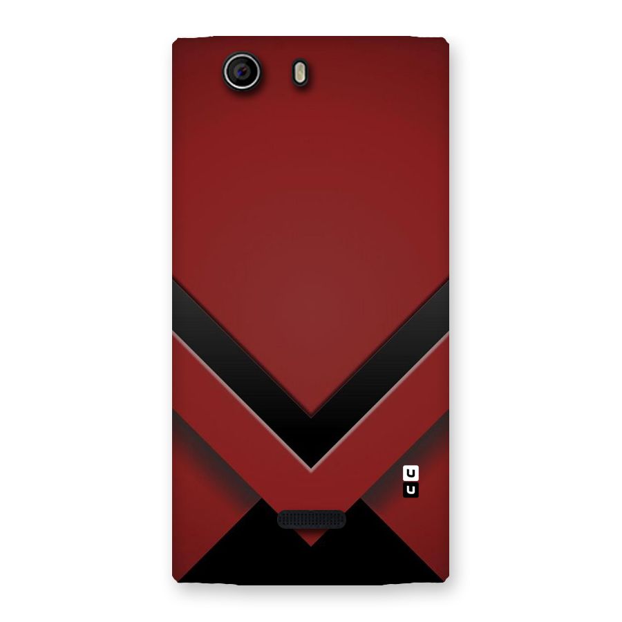 Red Black Fold Back Case for Canvas Nitro 2 E311