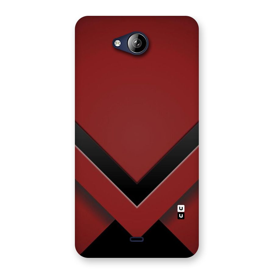Red Black Fold Back Case for Canvas Play Q355