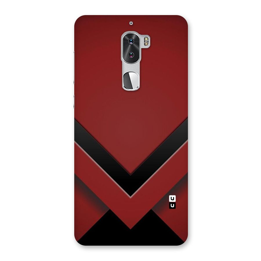 Red Black Fold Back Case for Coolpad Cool 1