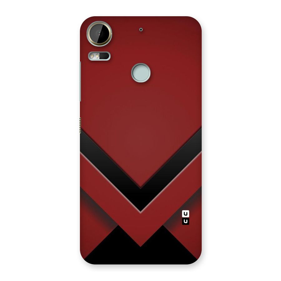 Red Black Fold Back Case for Desire 10 Pro