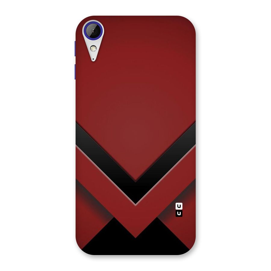 Red Black Fold Back Case for Desire 830
