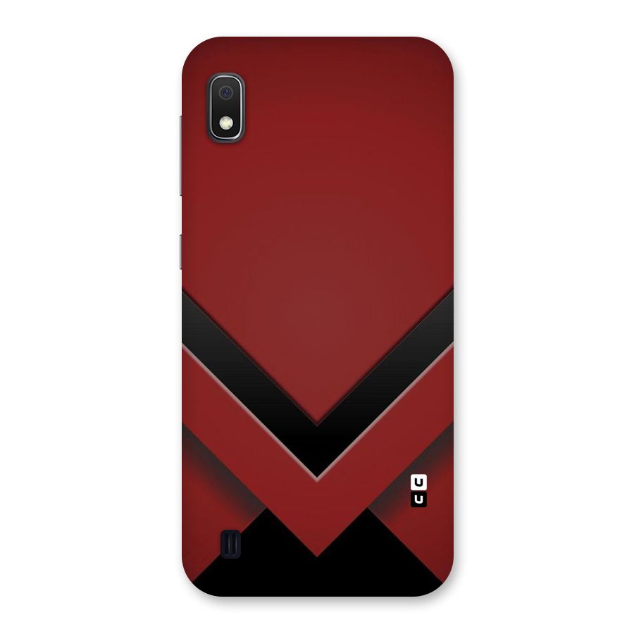 Red Black Fold Back Case for Galaxy A10