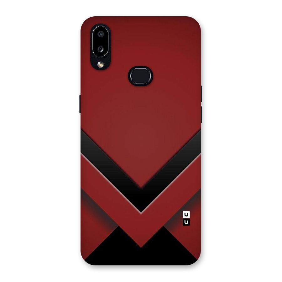 Red Black Fold Back Case for Galaxy A10s