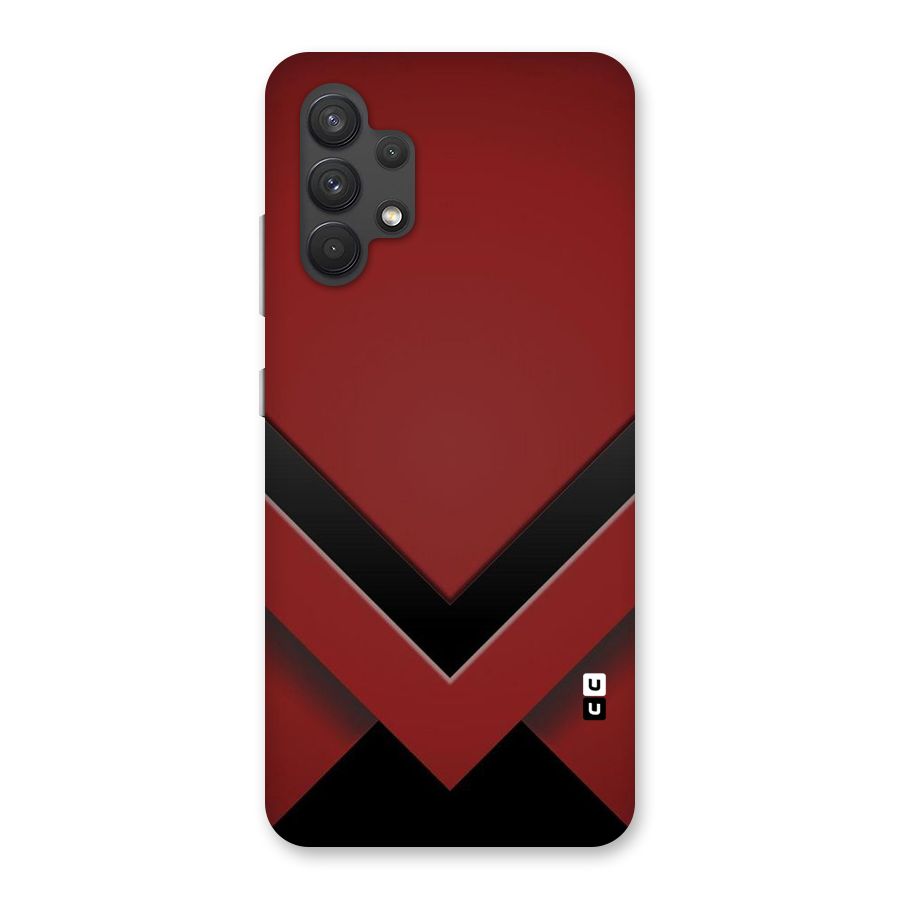 Red Black Fold Back Case for Galaxy A32