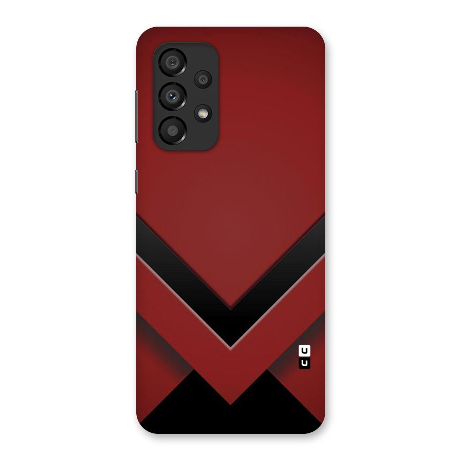 Red Black Fold Back Case for Galaxy A33 5G