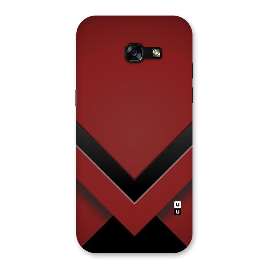 Red Black Fold Back Case for Galaxy A5 2017