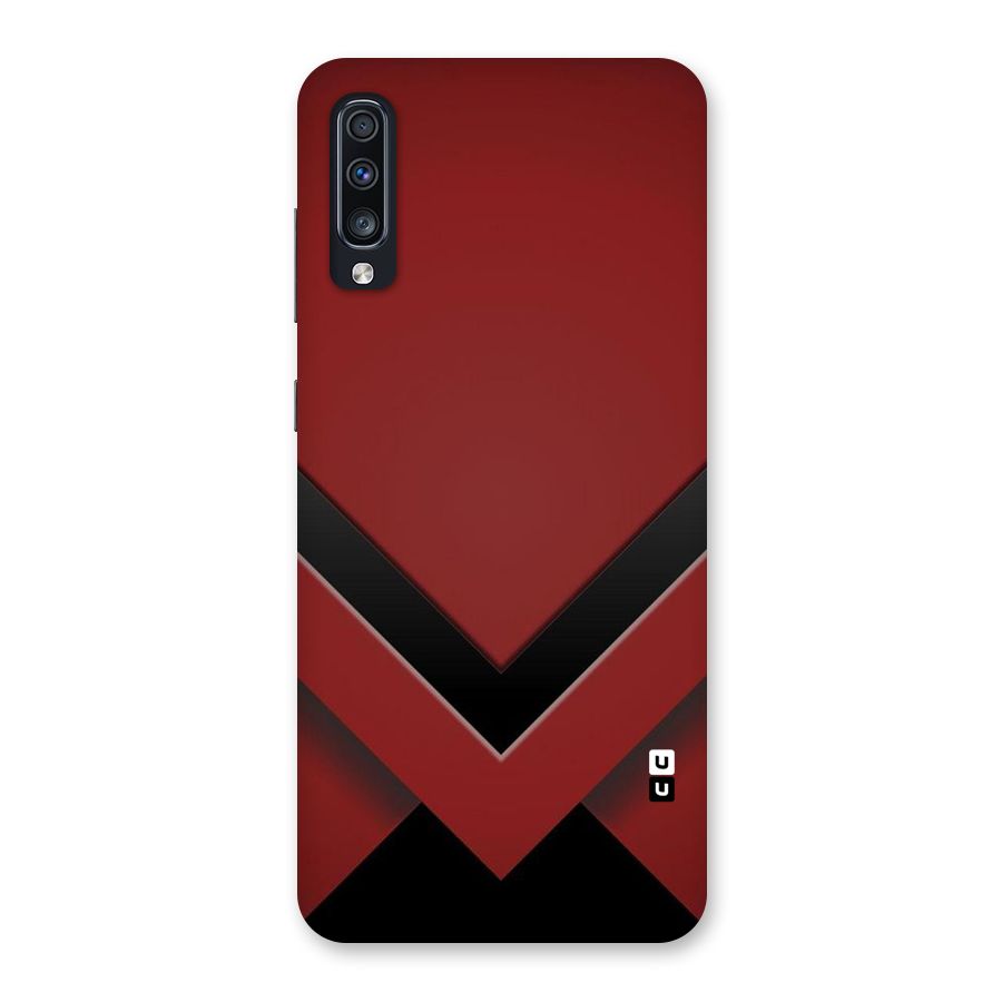 Red Black Fold Back Case for Galaxy A70