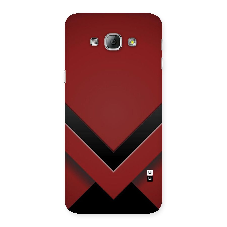 Red Black Fold Back Case for Galaxy A8