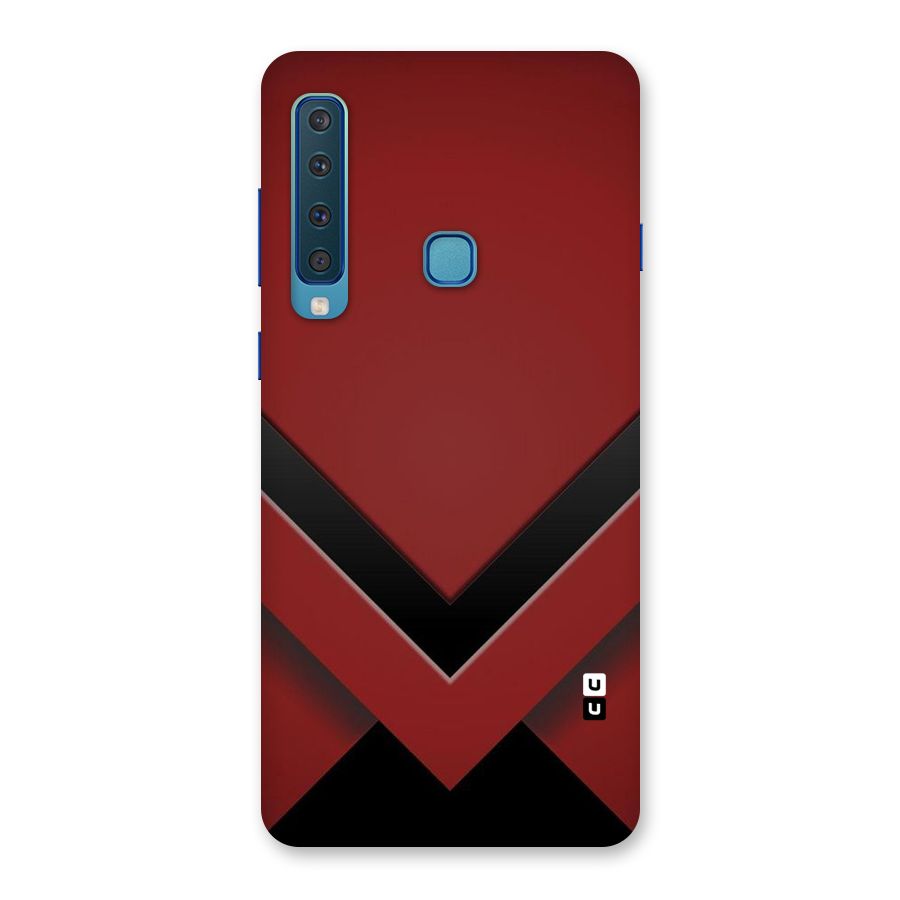 Red Black Fold Back Case for Galaxy A9 (2018)