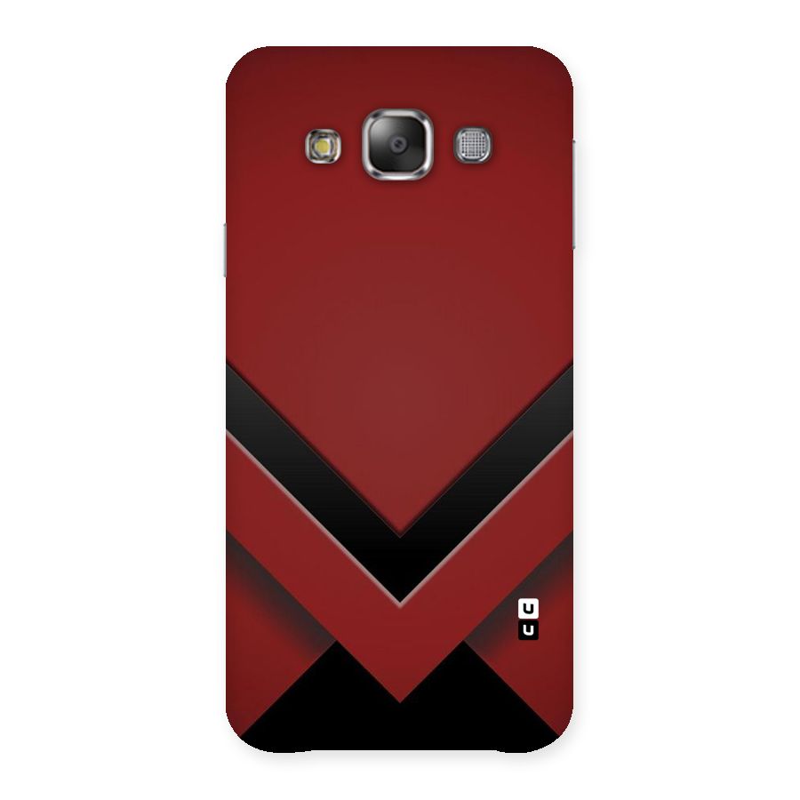Red Black Fold Back Case for Galaxy E7