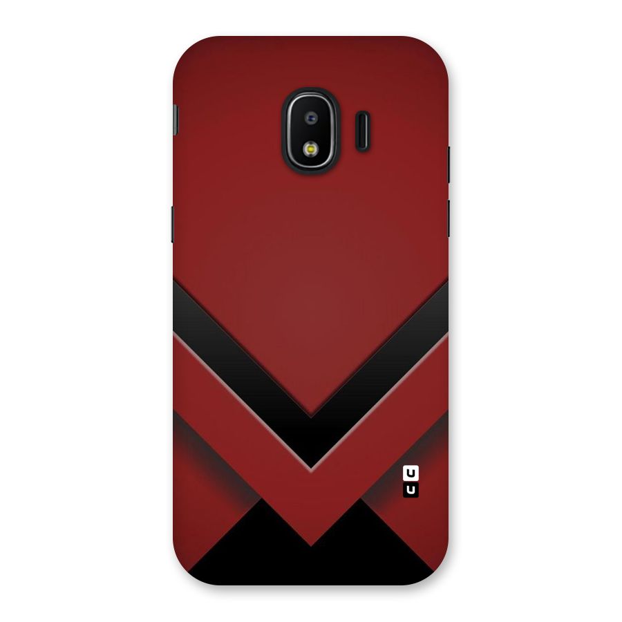 Red Black Fold Back Case for Galaxy J2 Pro 2018
