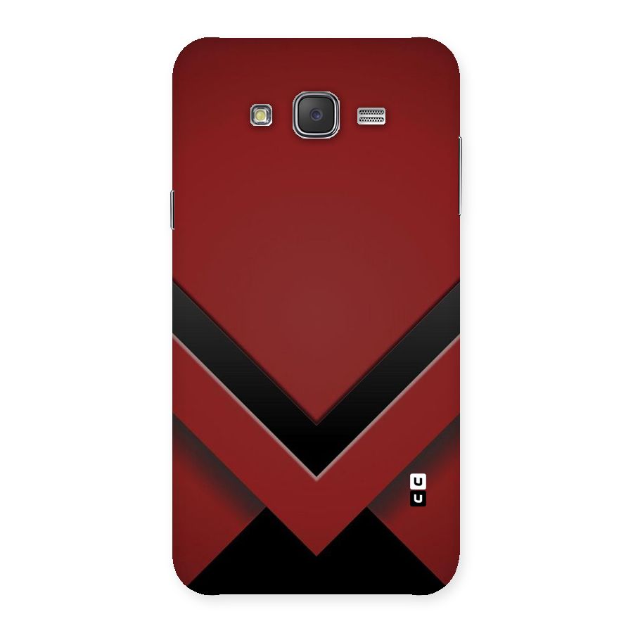 Red Black Fold Back Case for Galaxy J7