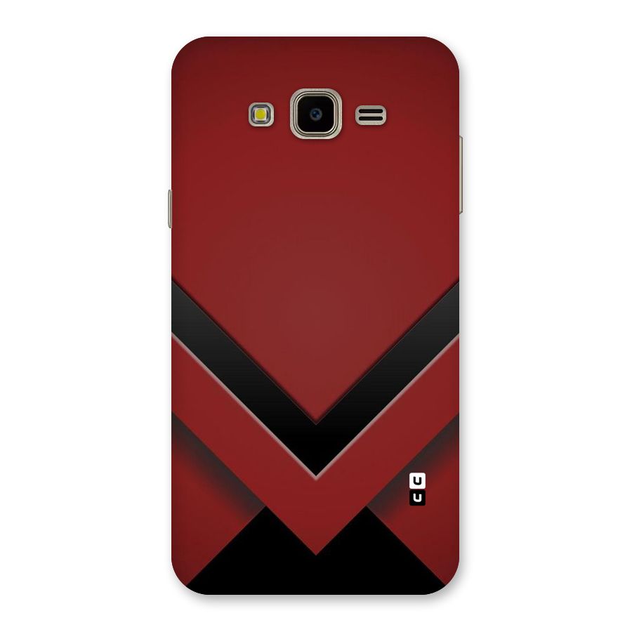 Red Black Fold Back Case for Galaxy J7 Nxt