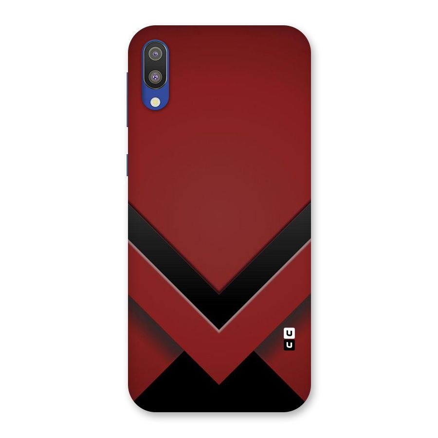 Red Black Fold Back Case for Galaxy M10