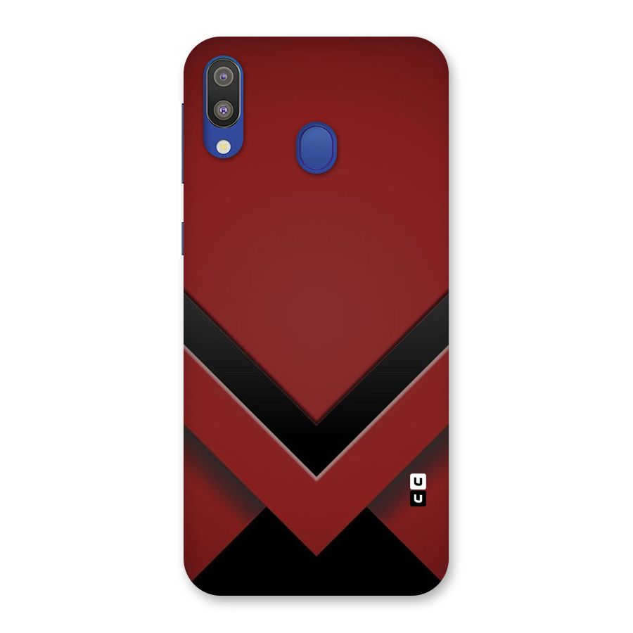 Red Black Fold Back Case for Galaxy M20