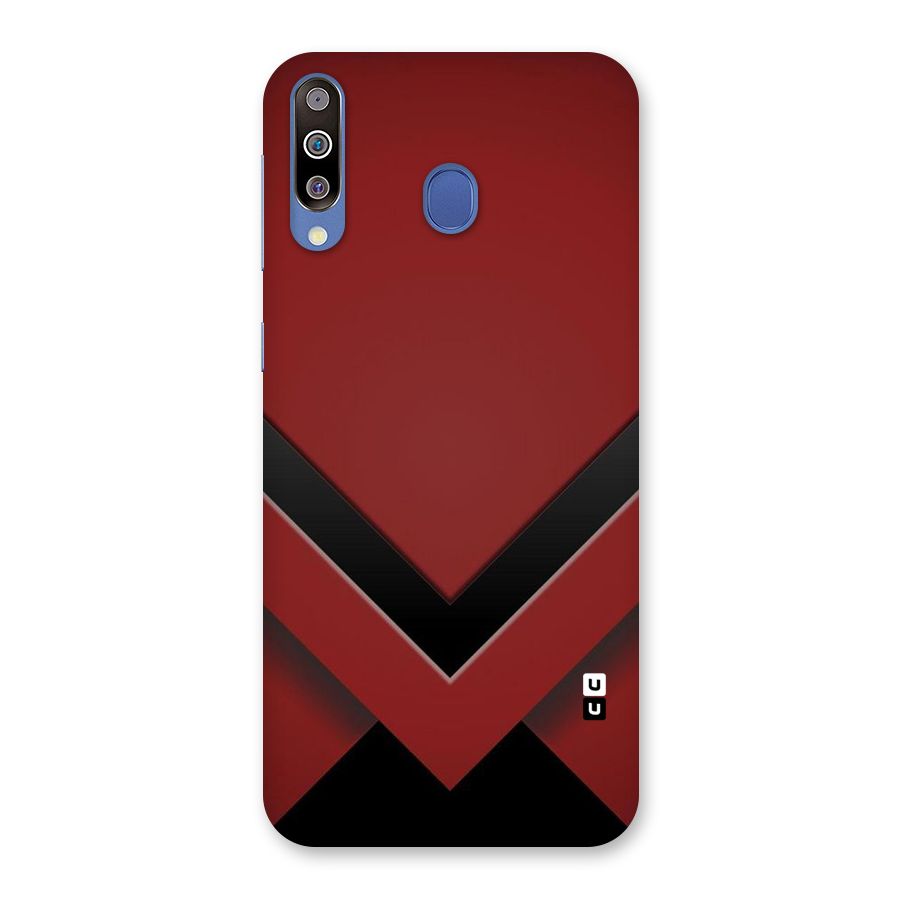 Red Black Fold Back Case for Galaxy M30