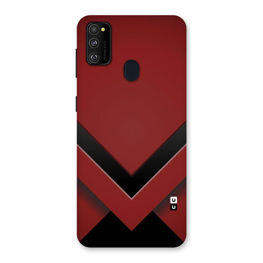 Red Black Fold Back Case for Galaxy M30s