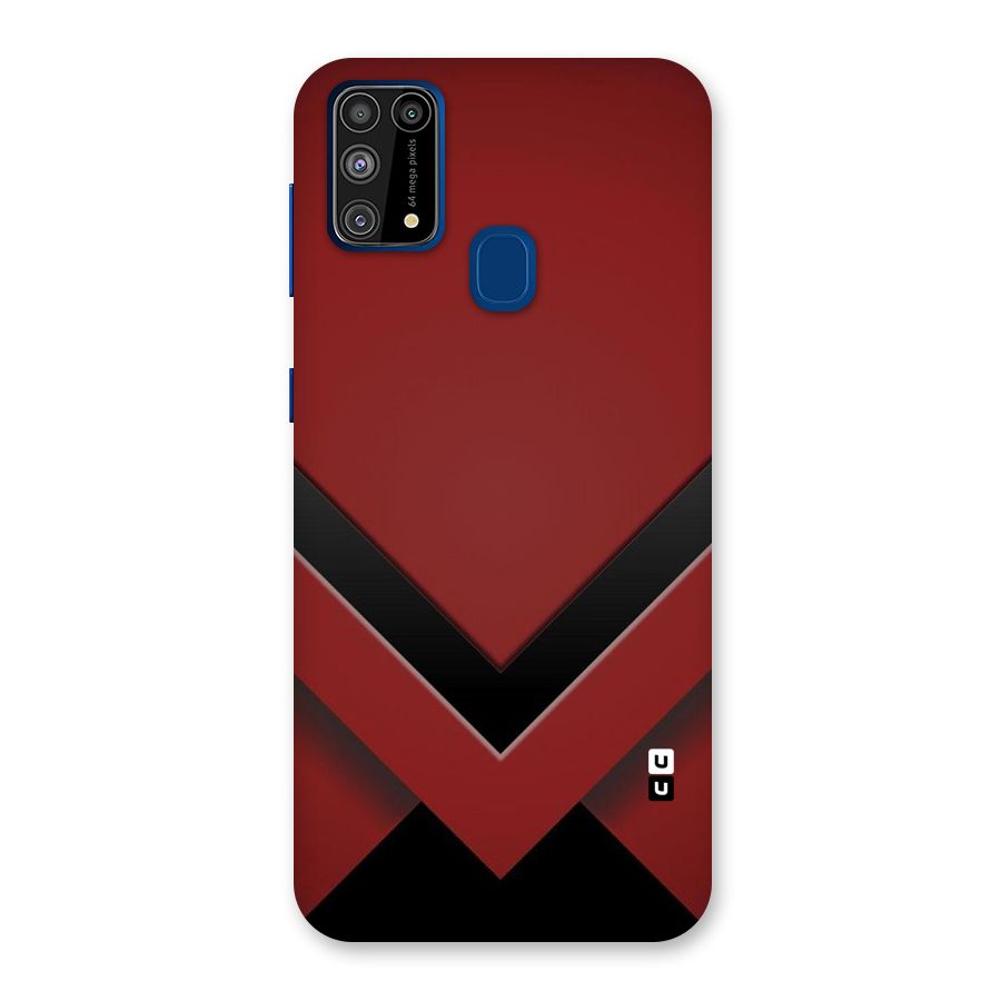 Red Black Fold Back Case for Galaxy M31