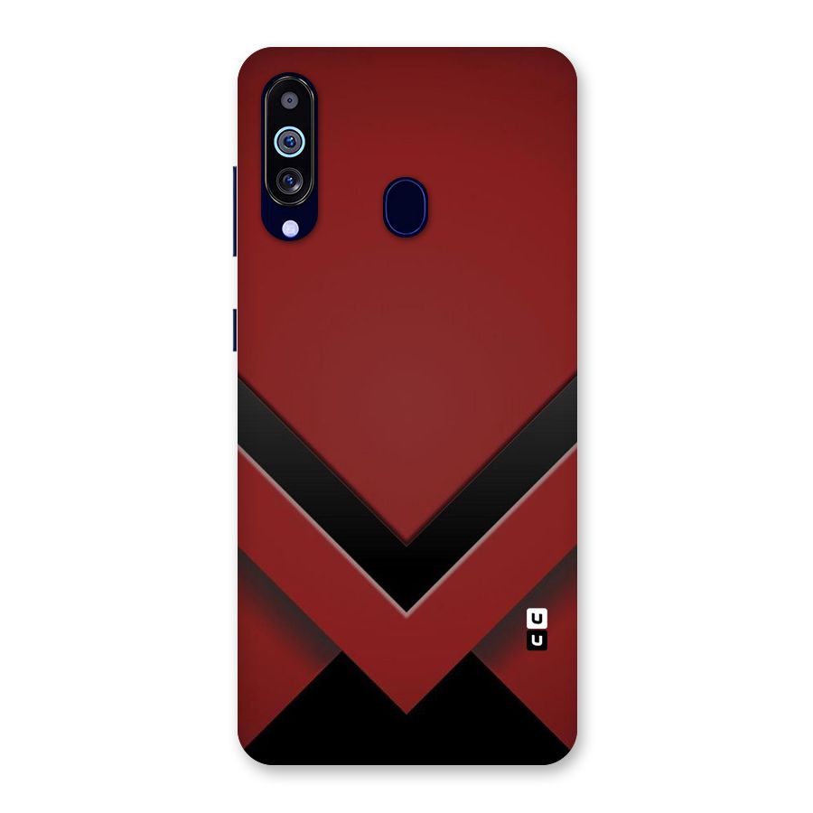 Red Black Fold Back Case for Galaxy M40