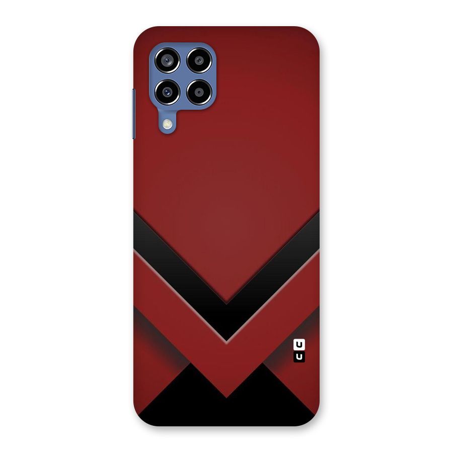 Red Black Fold Back Case for Galaxy M53 5G