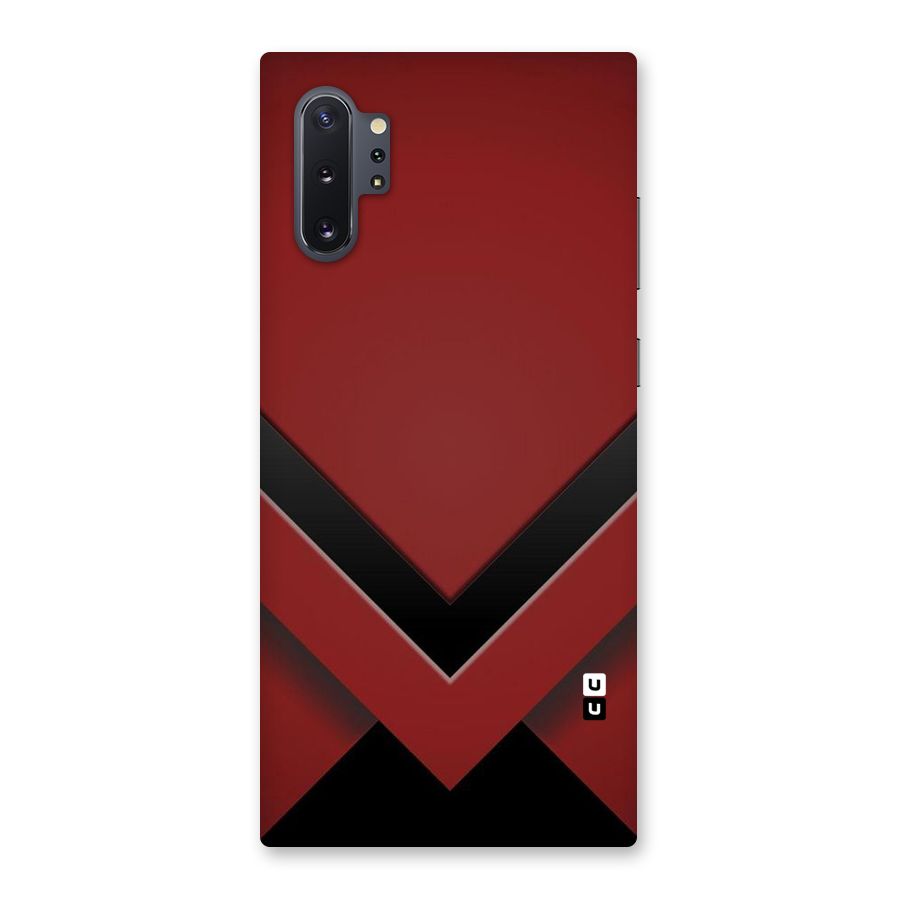 Red Black Fold Back Case for Galaxy Note 10 Plus