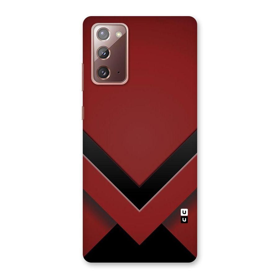 Red Black Fold Back Case for Galaxy Note 20