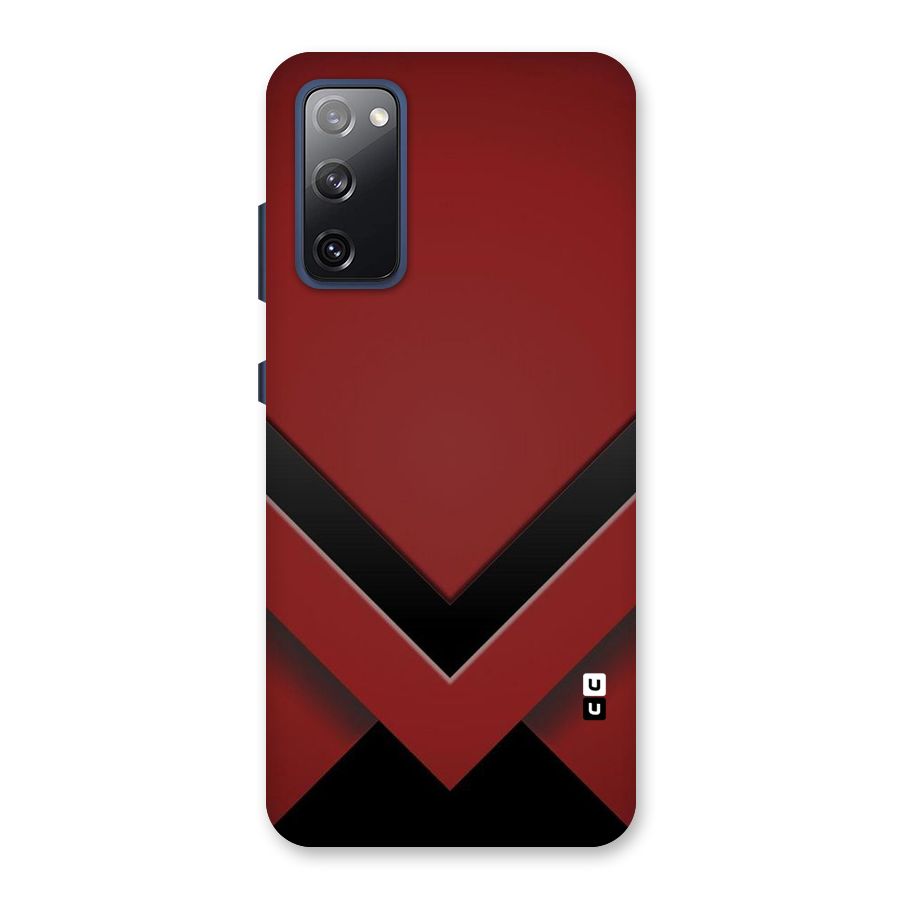 Red Black Fold Back Case for Galaxy S20 FE