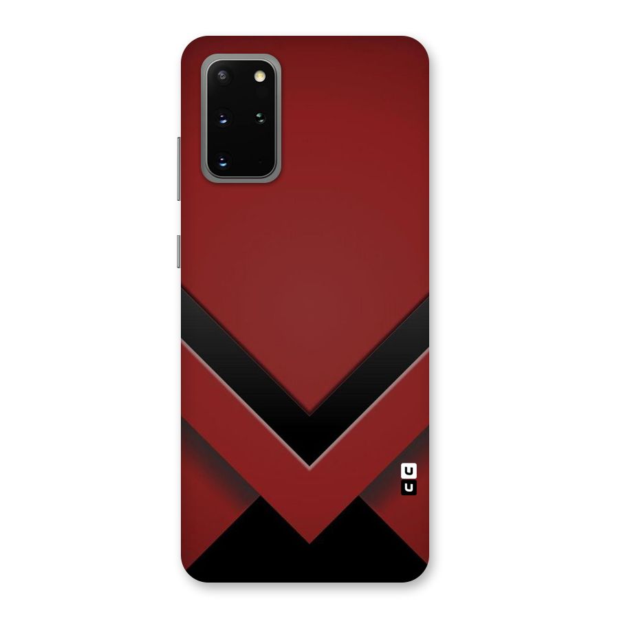 Red Black Fold Back Case for Galaxy S20 Plus