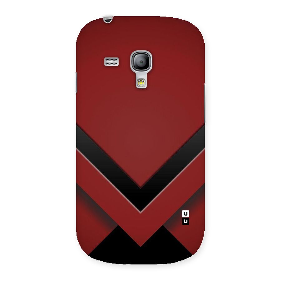Red Black Fold Back Case for Galaxy S3 Mini