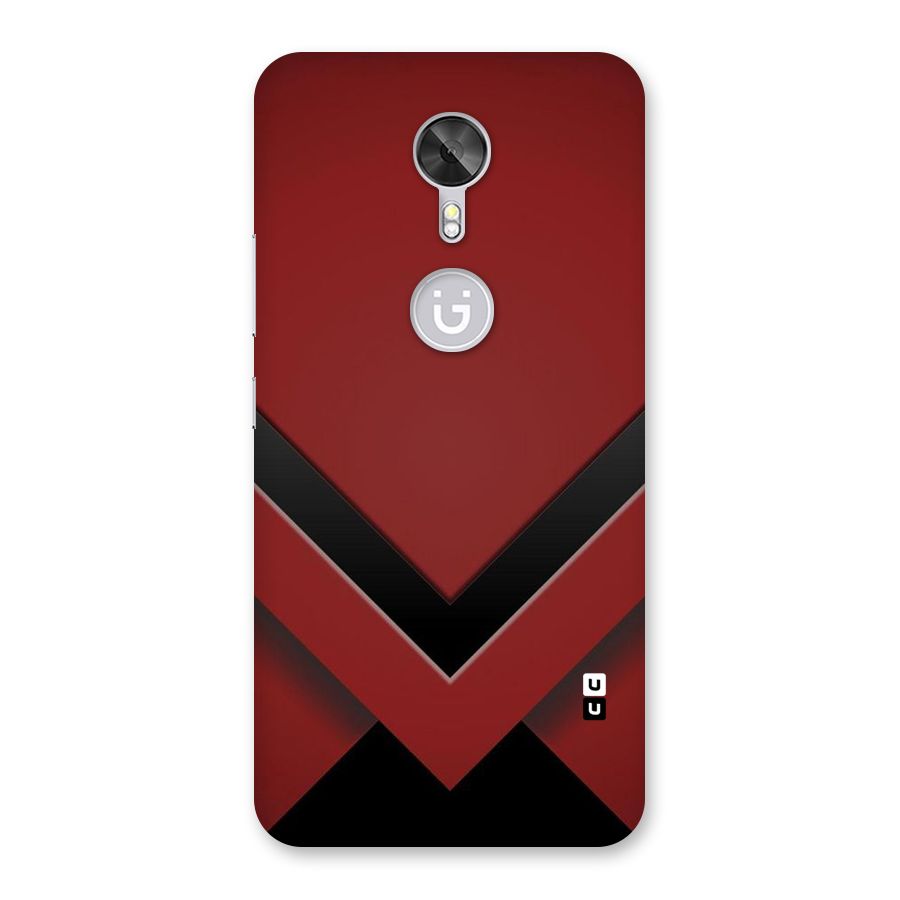 Red Black Fold Back Case for Gionee A1