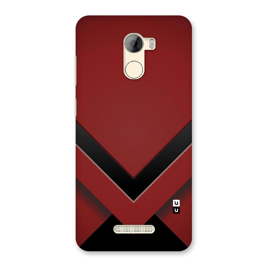 Red Black Fold Back Case for Gionee A1 LIte