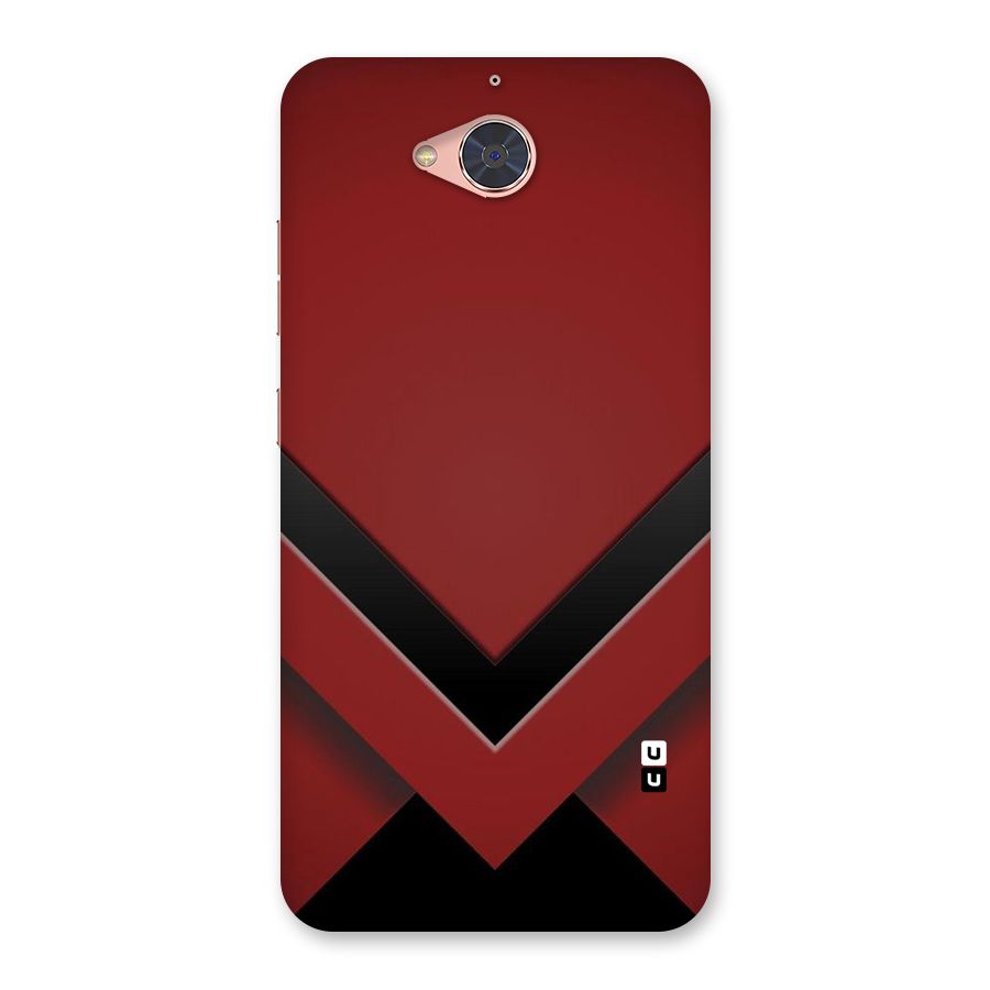 Red Black Fold Back Case for Gionee S6 Pro