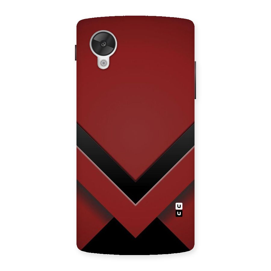 Red Black Fold Back Case for Google Nexsus 5