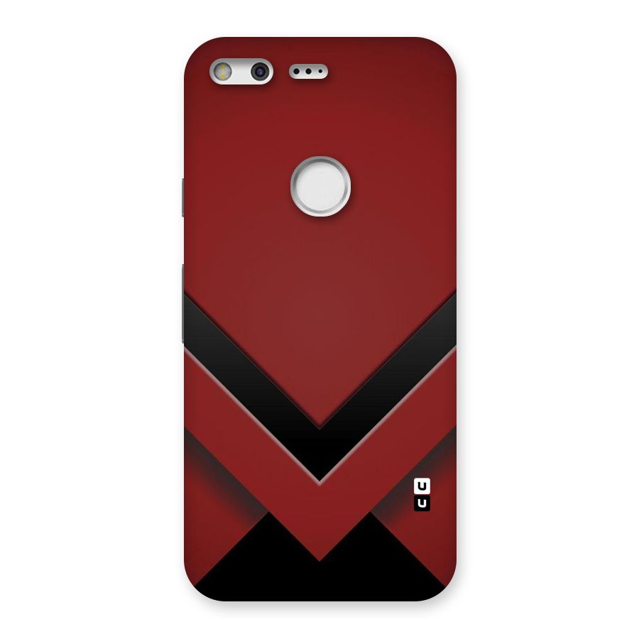 Red Black Fold Back Case for Google Pixel