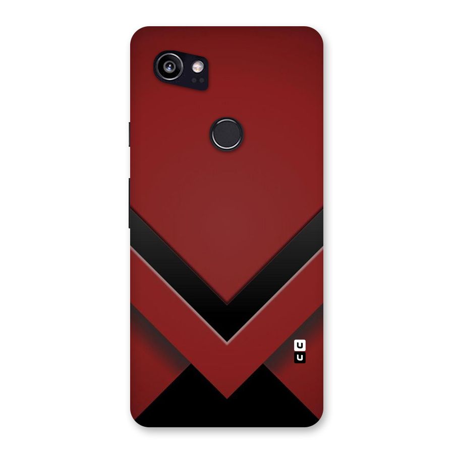 Red Black Fold Back Case for Google Pixel 2 XL