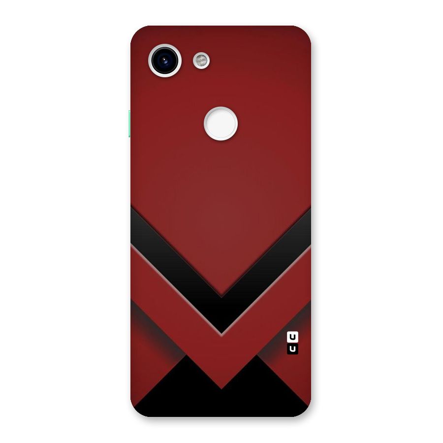 Red Black Fold Back Case for Google Pixel 3