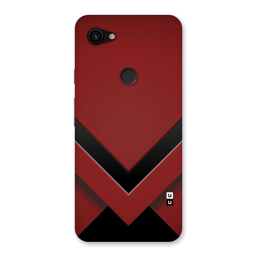 Red Black Fold Back Case for Google Pixel 3a XL