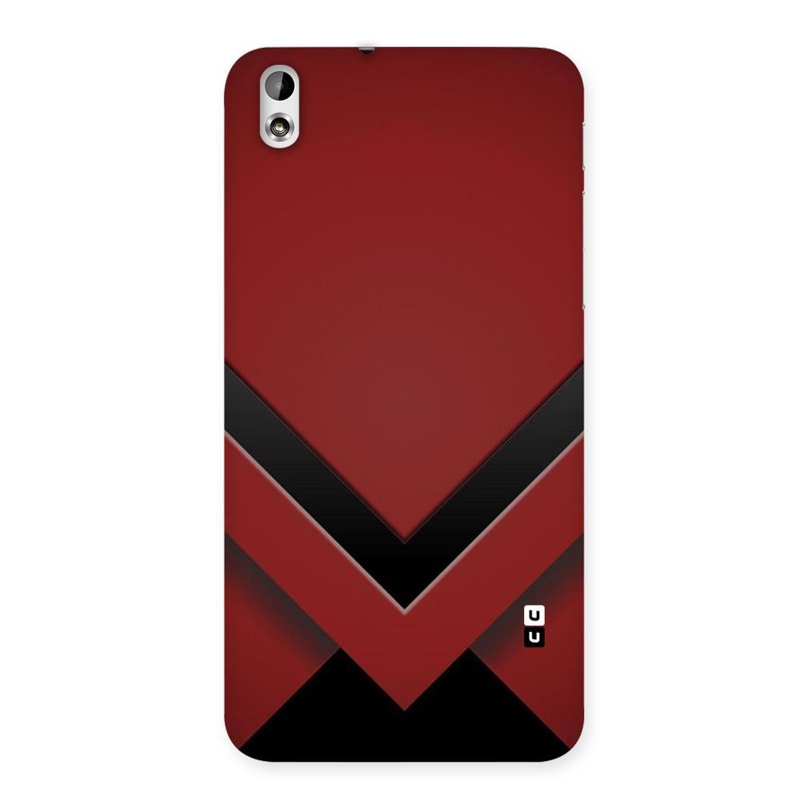 Red Black Fold Back Case for HTC Desire 816s