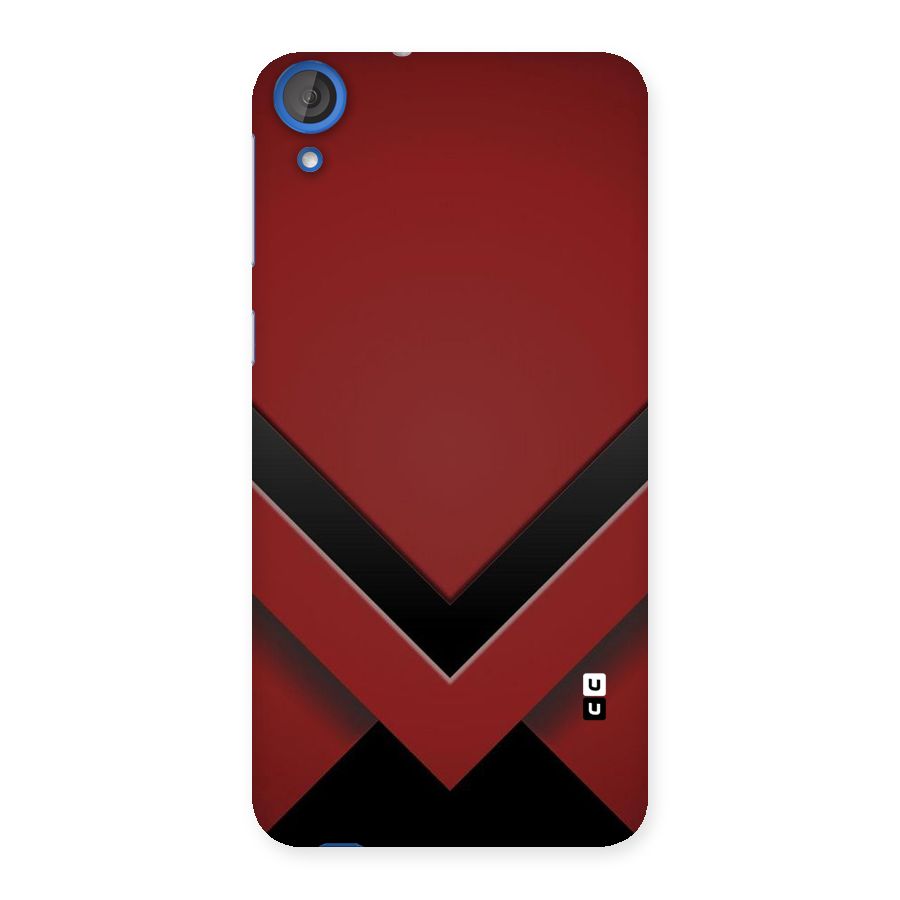Red Black Fold Back Case for HTC Desire 820