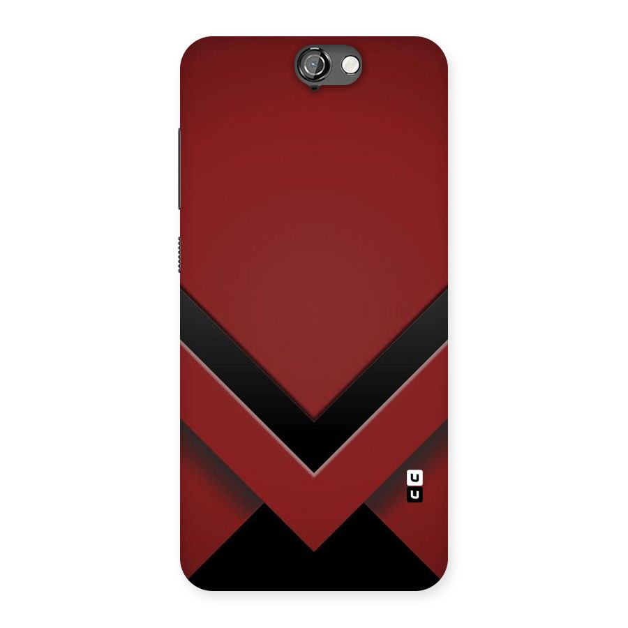 Red Black Fold Back Case for HTC One A9