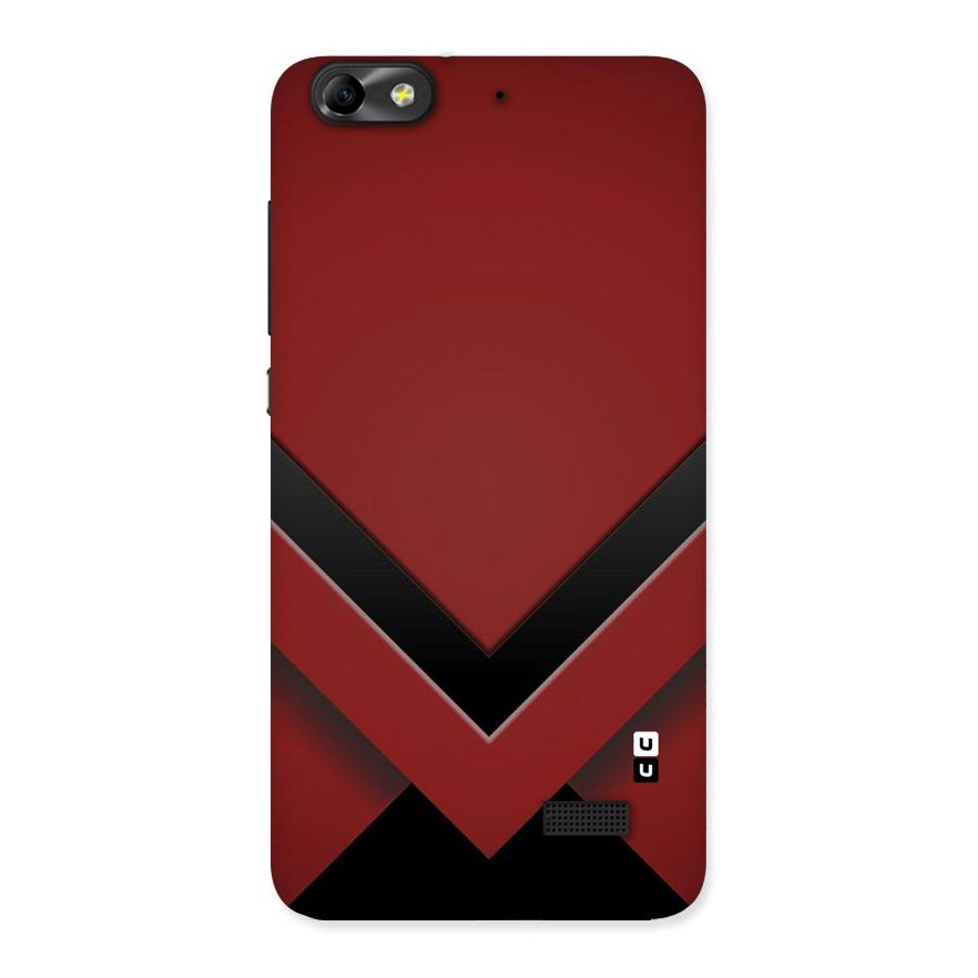 Red Black Fold Back Case for Honor 4C