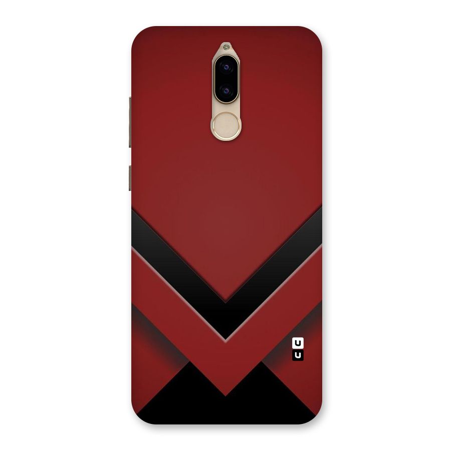 Red Black Fold Back Case for Honor 9i