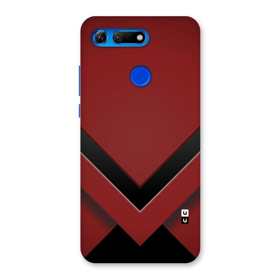 Red Black Fold Back Case for Honor View 20