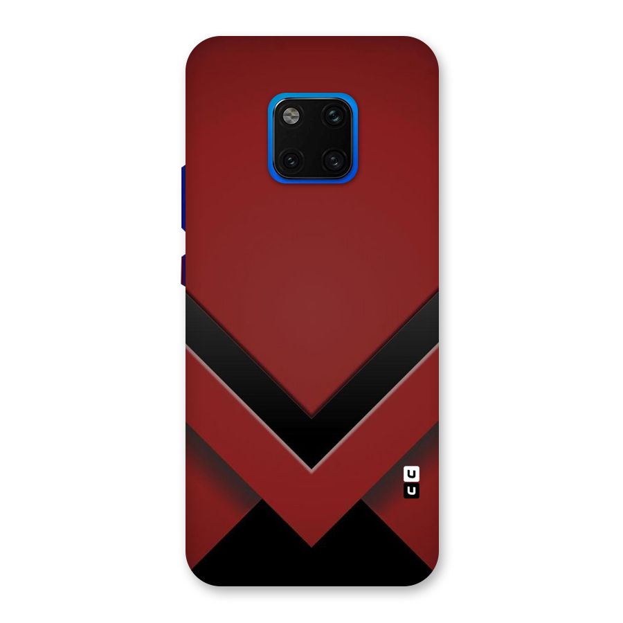 Red Black Fold Back Case for Huawei Mate 20 Pro